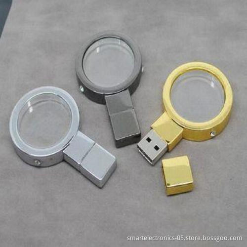 Crystal USB Flash Drive, 10-year Data Retention